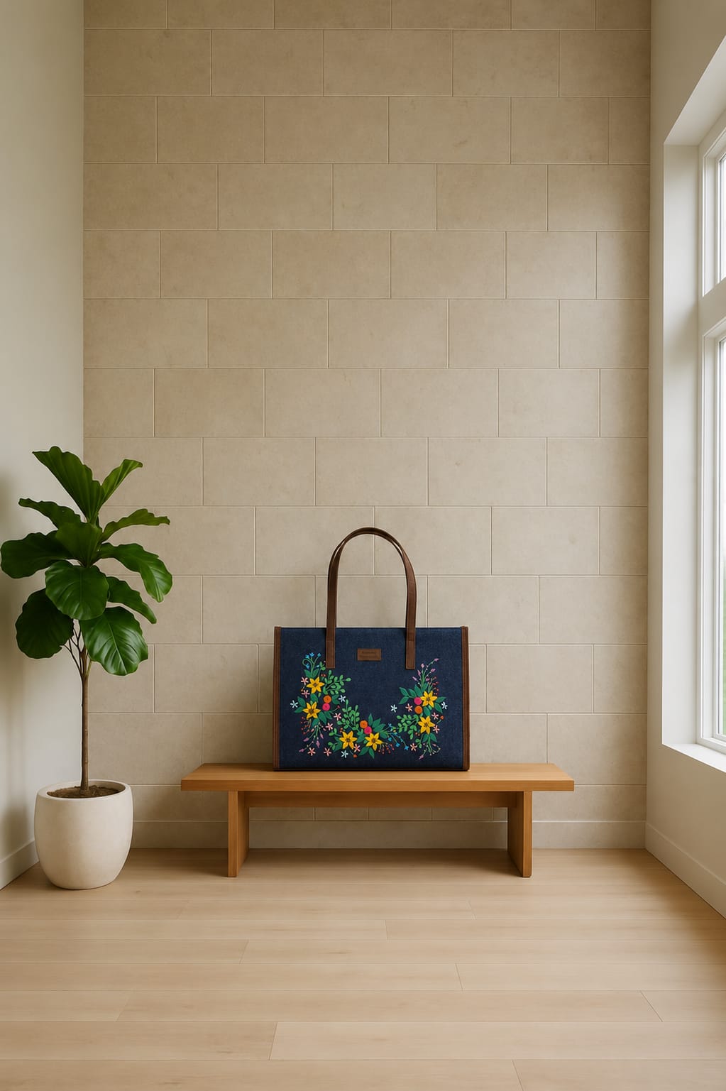 Denim Tote Bag
